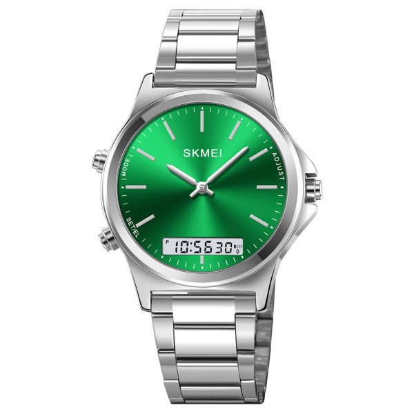 Skmei 2120SIGN Silver-Green - 3591092