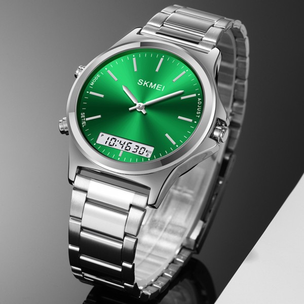 Skmei 2120SIGN Silver-Green - 3591092 Skmei 2120SIGN Silver-Green - 3591092