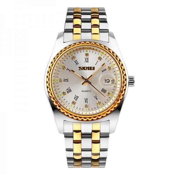 Skmei 9098SI-B Silver Men - 3591242