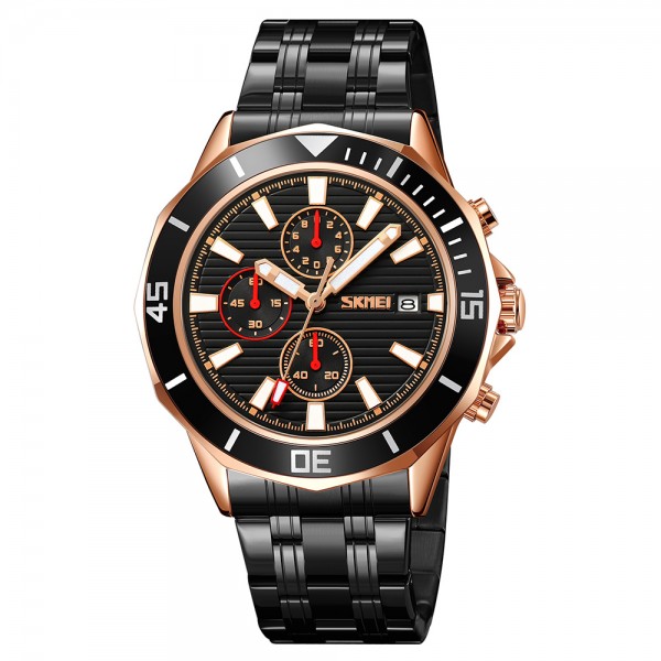 Skmei 9335RGBK Rose Gold-Black - 3591312