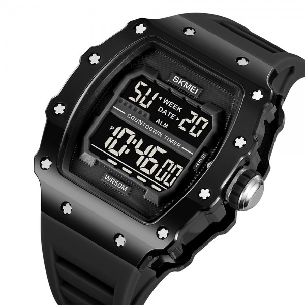 Skmei 2296BTBKBK Bright Black - 3591362