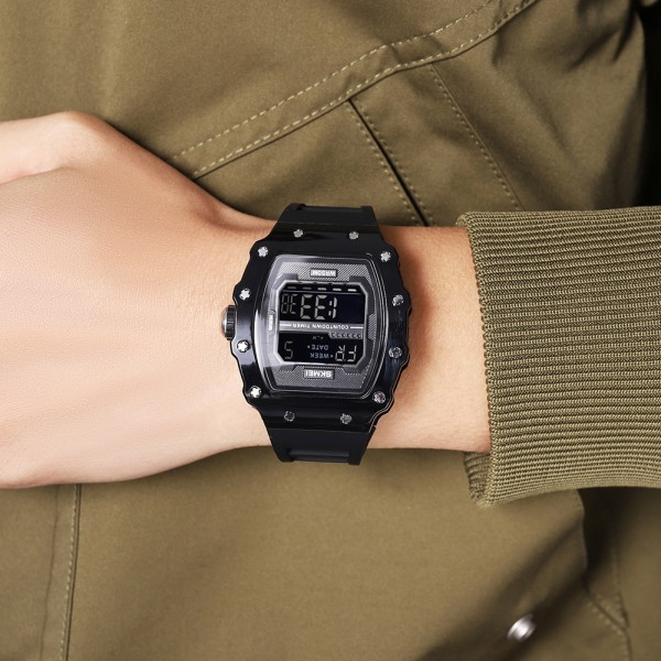 Skmei 2296BTBKBK Bright Black - 3591362