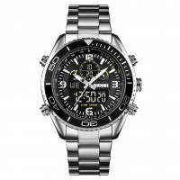 Skmei 1600SIBK Silver-Black