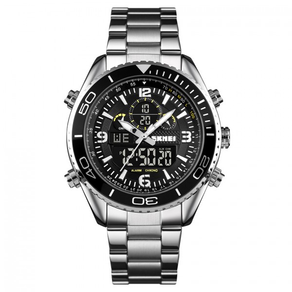 Skmei 1600SIBK Silver-Black - 3591452