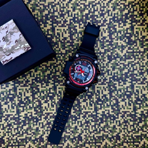 Patriot 012BKRDSU ЗСУ Чорні з червоним + Коробка - 1201-0150-30 Patriot 012BKRDSU ЗСУ Чорні з червоним + Коробка - 1201-0150-30