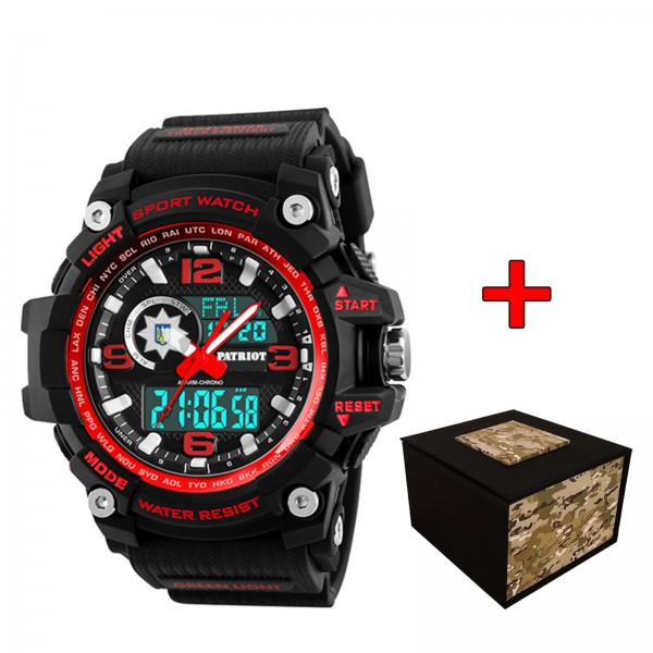 Patriot 012BKRDPO Поліція Чорні з червоним + Коробка - 1201-0160-30