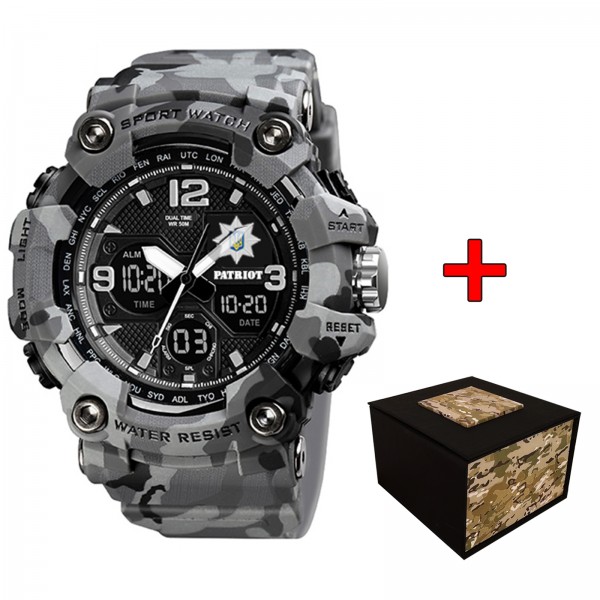 Patriot 006CMGYPO Поліція Сірий камуфляж + Коробка - 1201-0270-30