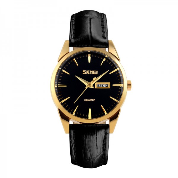 Skmei 9073GDBK-S Gold-Black lady SALE - 3591832