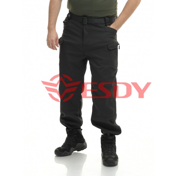 Утепленные тактические штаны софтшел IX-7 ESDY Черные - 3591913 Утепленные тактические штаны софтшел IX-7 ESDY Черные - 3591913
