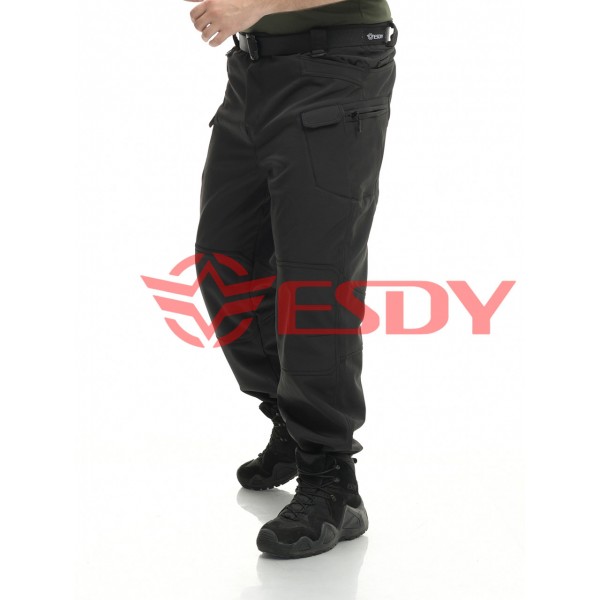 Утепленные тактические штаны софтшел IX-7 ESDY Черные - 3591913 Утепленные тактические штаны софтшел IX-7 ESDY Черные - 3591913