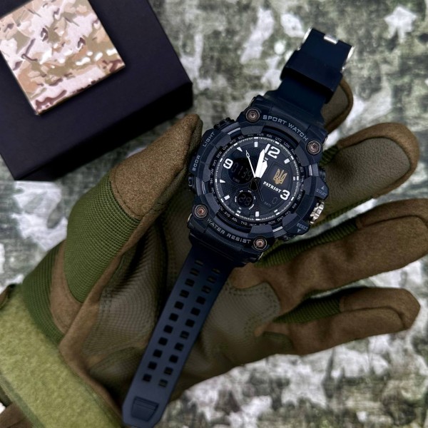 Patriot 006BKUAGD Тризуб золото Чорні + Коробка. - 1201-0291-30