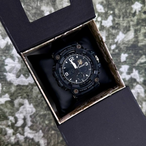 Patriot 006BKUAGD Тризуб золото Чорні + Коробка. - 1201-0291-30