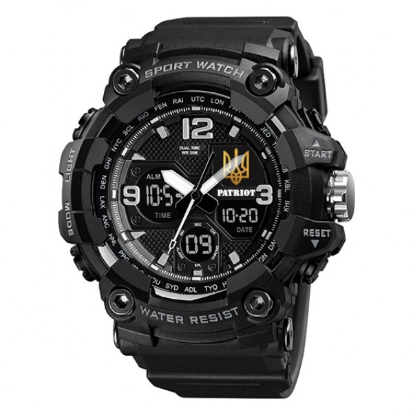 Patriot 006BKUAGD Тризуб золото Чорні + Коробка. - 1201-0291-30