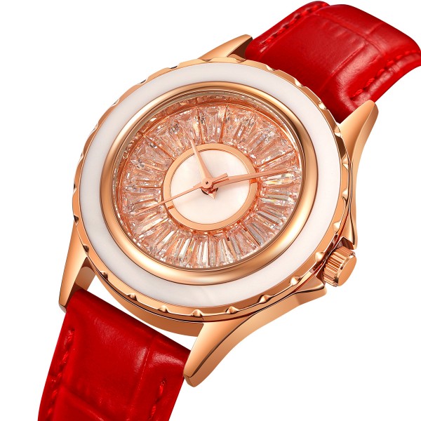 Skmei 2172RGRD Rose Gold-Red - 3591713