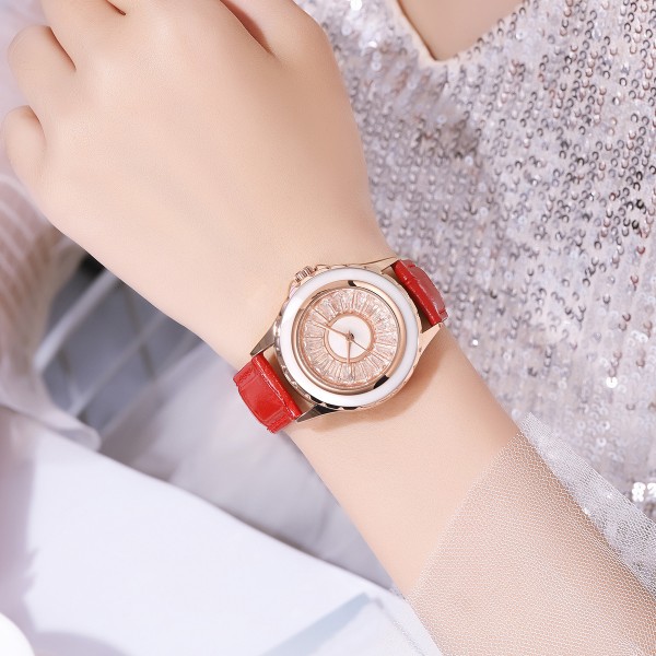Skmei 2172RGRD Rose Gold-Red - 3591713