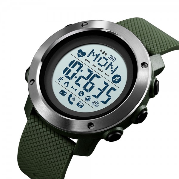 Skmei 1511AG Army-Green Smart Watch + Compass SALE - 3590223