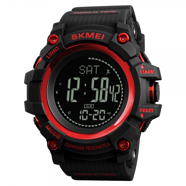 Skmei 1356RD Black-Red + Compass SALE - 3590233