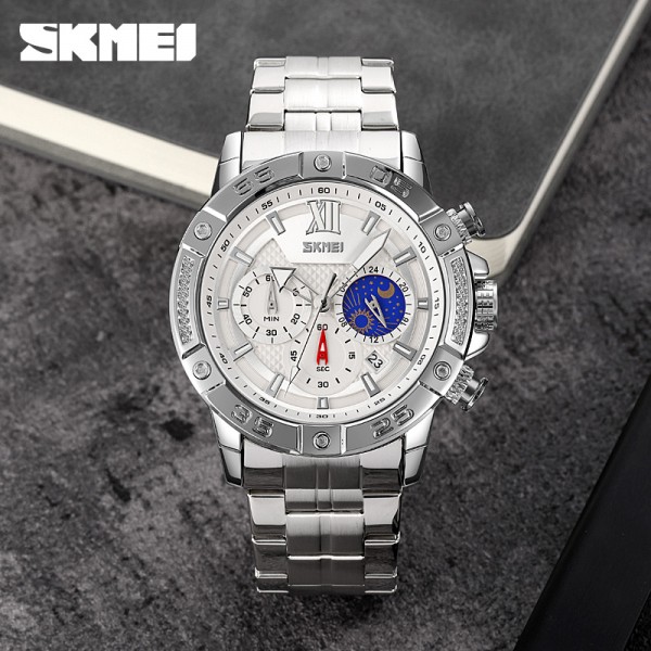 Skmei 9235SISI Silver-Silver - 3590543 Skmei 9235SISI Silver-Silver - 3590543
