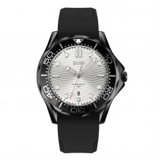 Skmei 9276PBKSI Black-Silver Silicone strap SALE