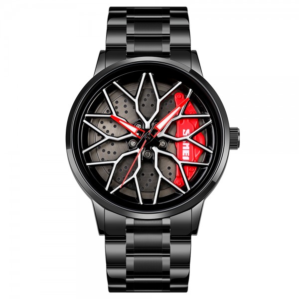Skmei 1990D Black Red-Silver - 3590643