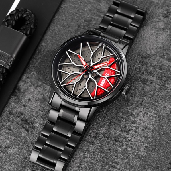 Skmei 1990D Black Red-Silver - 3590643