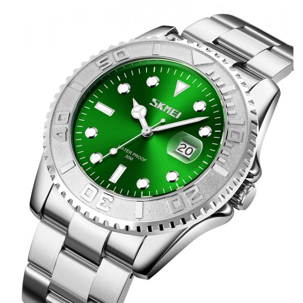 Skmei 9295SIGN Silver-Green - 3590683