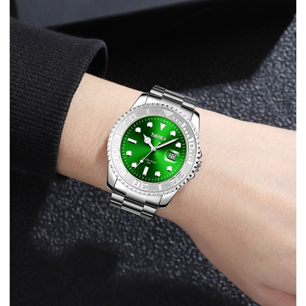 Skmei 9295SIGN Silver-Green - 3590683