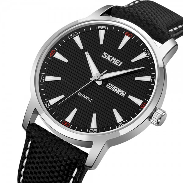 Skmei 9303SIBK Silver-Black - 3590873