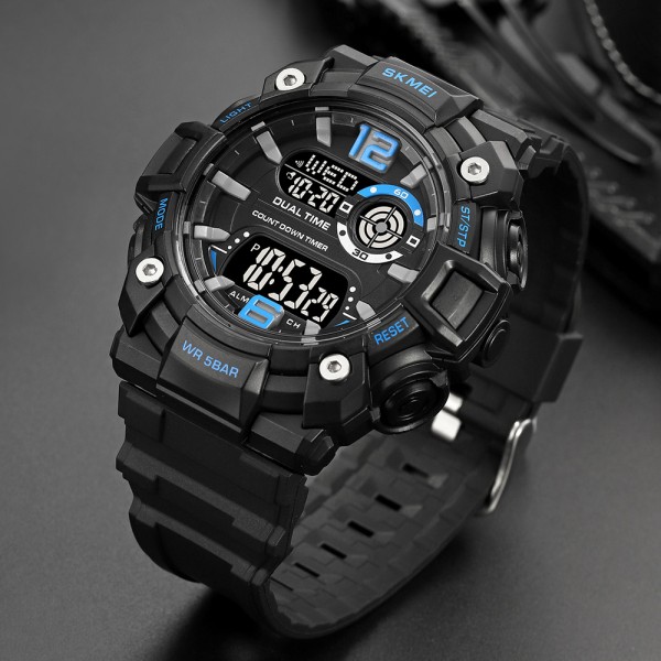 Skmei 2018BUBK Blue-Black SALE - 3590923