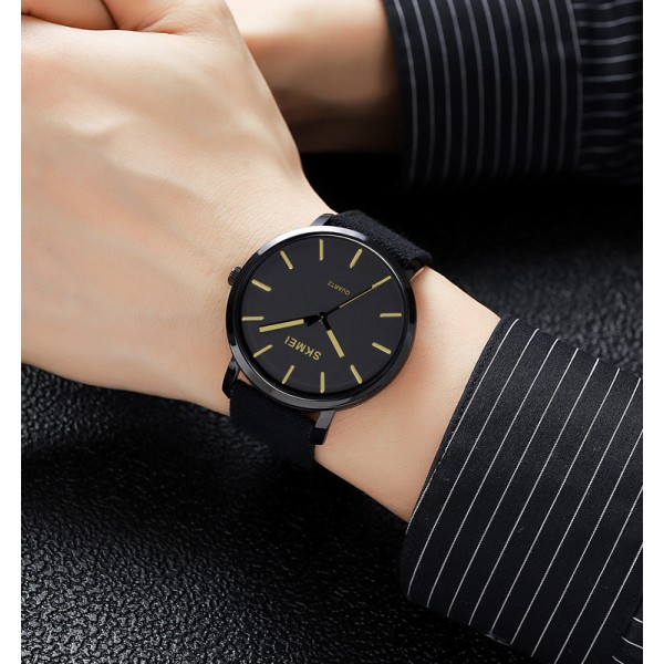 Skmei 1984BGD Gold-braided belt - 3591153