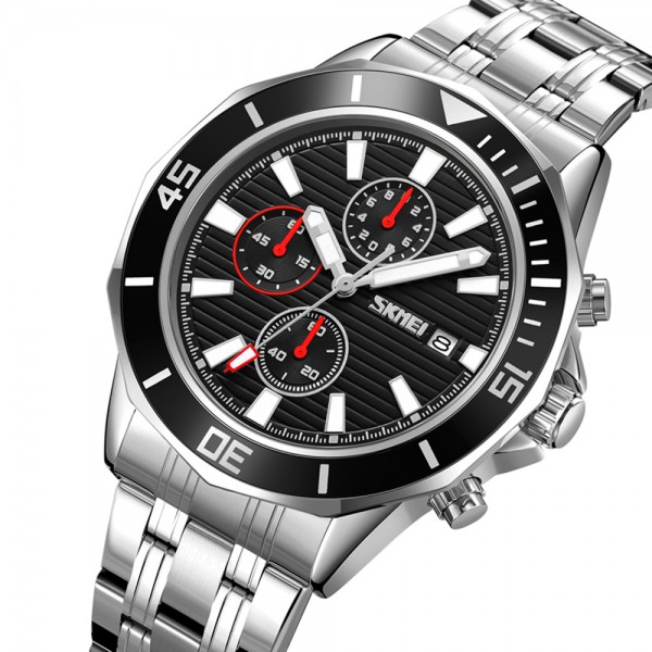 Skmei 9335SIBK Silver-Black - 3591313