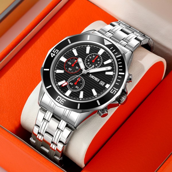 Skmei 9335SIBK Silver-Black - 3591313