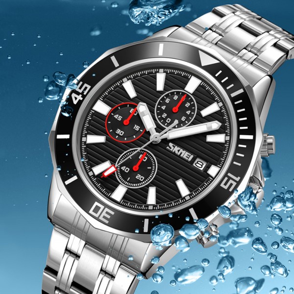 Skmei 9335SIBK Silver-Black - 3591313