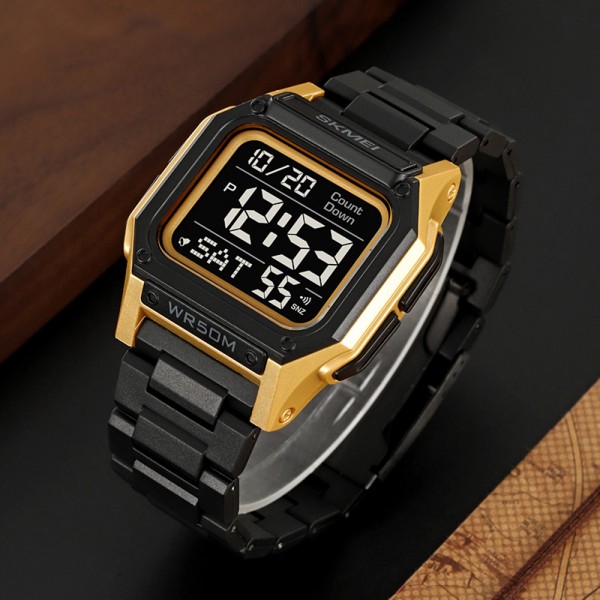 Skmei 2264BKGDBK Black-Gold-Black - 3591363