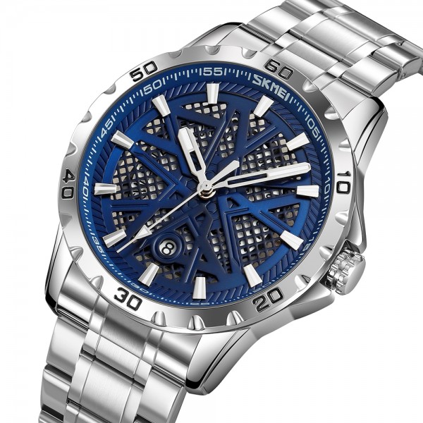 Skmei 9337SIBU Silver-Blue - 3591403