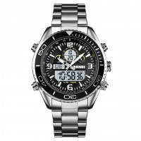 Skmei 1600SIWT Silver-Black-White