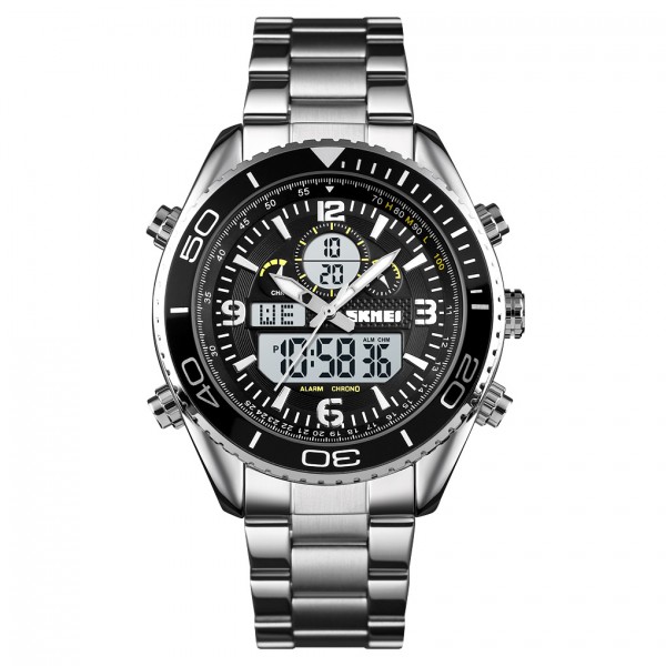 Skmei 1600SIWT Silver-Black-White - 3591453