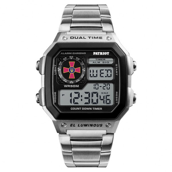 Patriot 011BKSU ЗСУ Срібло + Коробка. - 1201-0201-30