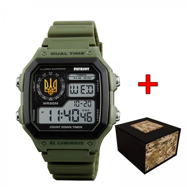 Patriot 010AGUAGD Тризуб золото Зелені + Коробка. - 1201-0256-30