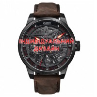 Awarder 058 Black-Red Leather Індивідуальний дизайн