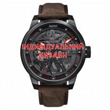 Awarder 058 Black-Red Leather Індивідуальний дизайн