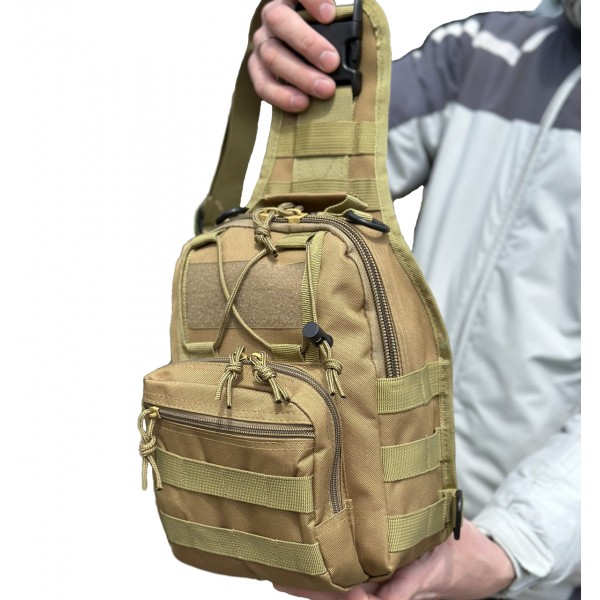 Сумка тактична плечова EDC. 7 л. Койот - 3591964 Сумка тактична плечова EDC. 7 л. Койот - 3591964