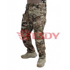 Утепленные тактические штаны софтшел IX-7. ESDY. Мультикам CP XL