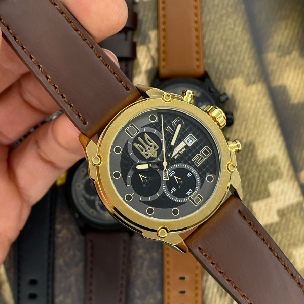 Patriot 016BKGD Тризуб золото Золото-Чорні + Коробка - 1201-0302-30 Patriot 016BKGD Тризуб золото Золото-Чорні + Коробка - 1201-0302-30