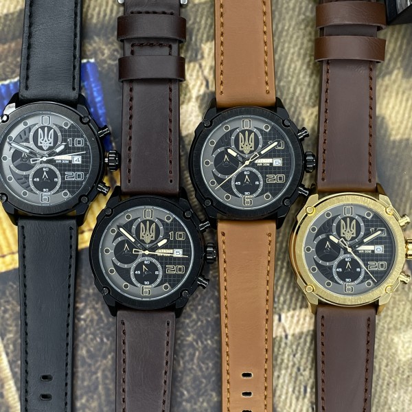 Patriot 016BKGD Тризуб золото Золото-Чорні + Коробка - 1201-0302-30 Patriot 016BKGD Тризуб золото Золото-Чорні + Коробка - 1201-0302-30