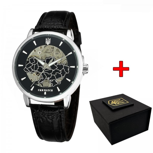 Ukrwatch Україна Silver-Black - 1201-0520-30