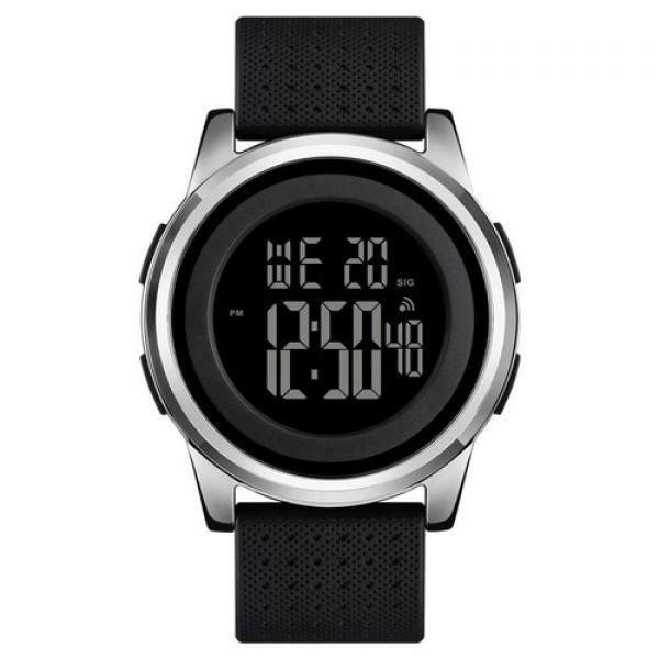 Skmei 1502SI Black-Silver - 3590054