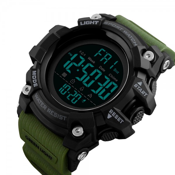 Skmei 1384 Black-Military Wrisband - 3590084