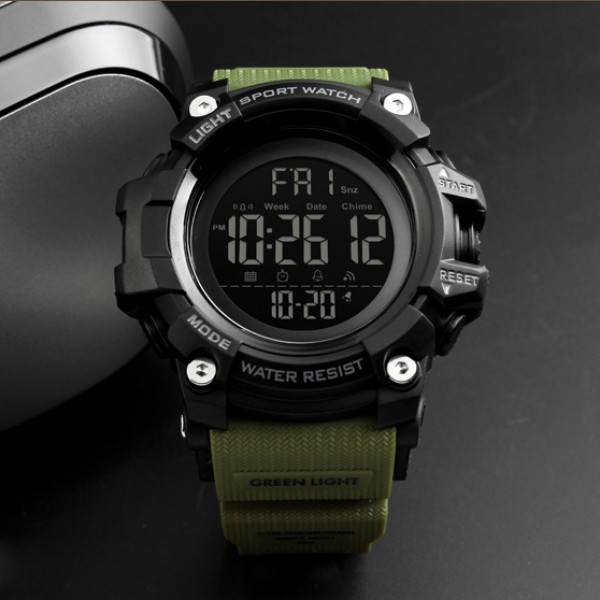 Skmei 1384 Black-Military Wrisband - 3590084