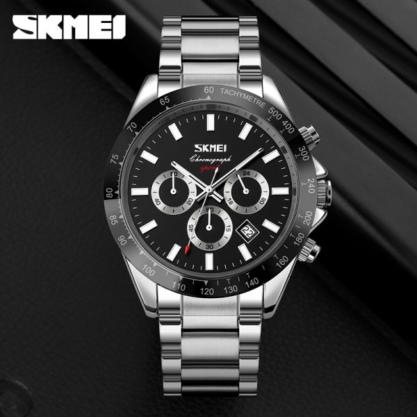 Skmei 9259SIBK Silver-Black - 3591614